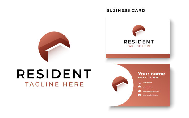 房地产标识模板用白色隔离图片下载