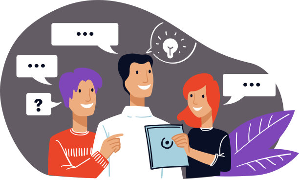 业务沟通和成功的办公室团队图片下载