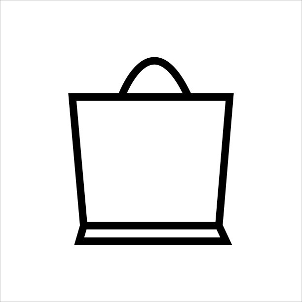 购物袋图标。图片下载