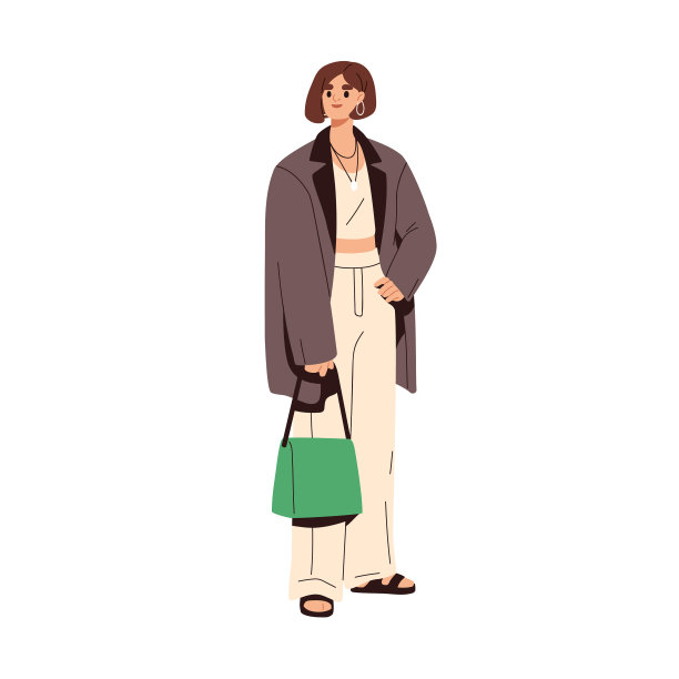 女人穿着夏天时尚的衣服图片下载