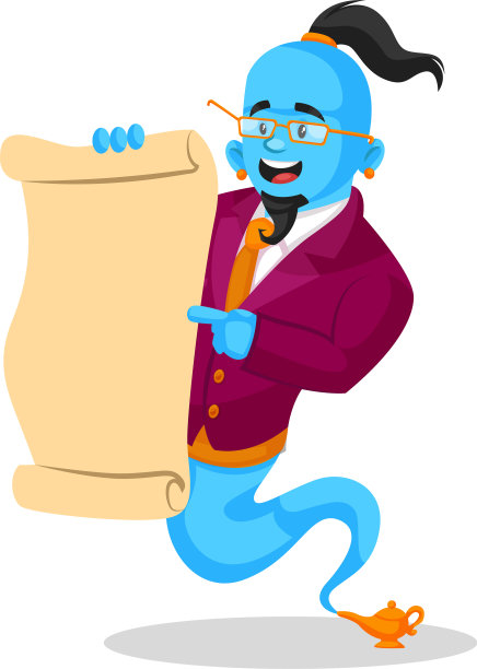 聪明精灵卡通人物图片下载