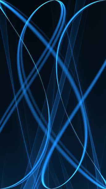 抽象背景4k蓝光暗黑色霓虹波和线条图片下载