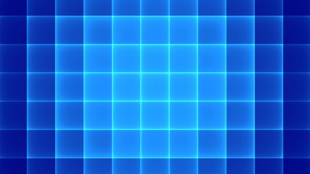 抽象背景4k蓝光深色立方体波和线图片下载