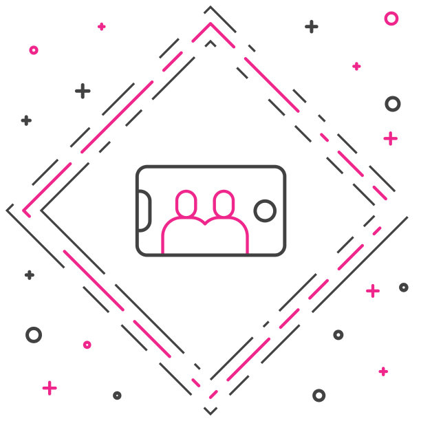 线上自拍手机图标隔离白色图片下载