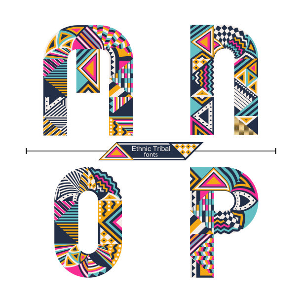 字母，民族，部落风格，在一套mnop图片下载
