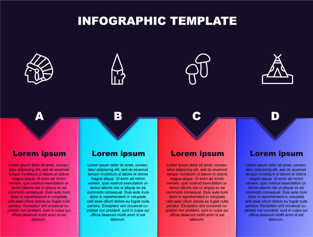 设置线原住民印第安人原木图片下载