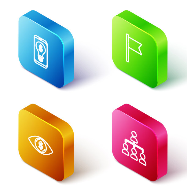 设置等距线灯泡与美元上图片下载