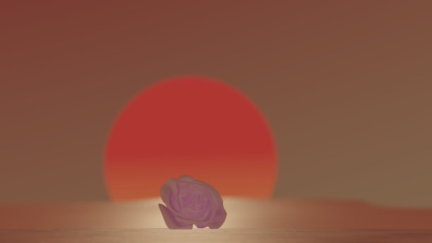 爱着日落图片下载