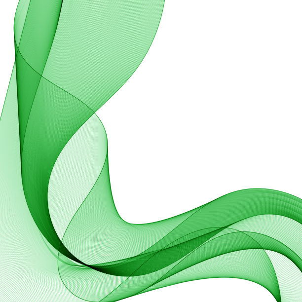 摘要绿波图形背景eps 10图片下载