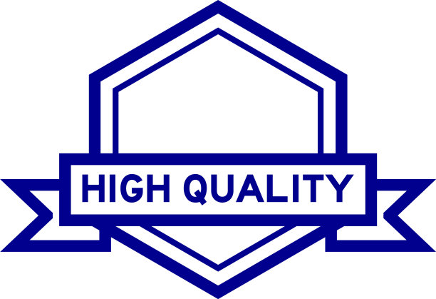 六角复古标签横幅在蓝色图片下载