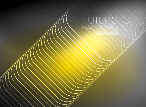 霓虹色方形轮廓线抽象背景图片下载