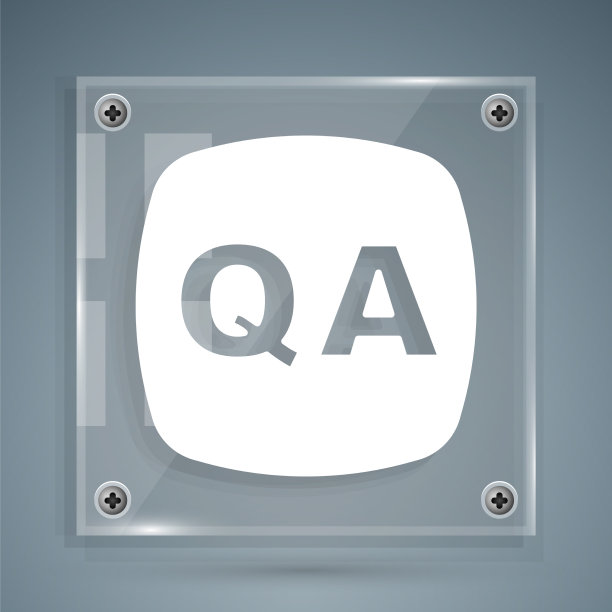 白色语音气泡与问题和回答图标图片下载