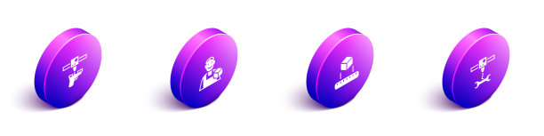 设置等距3d打印机枪图形设计师图片下载