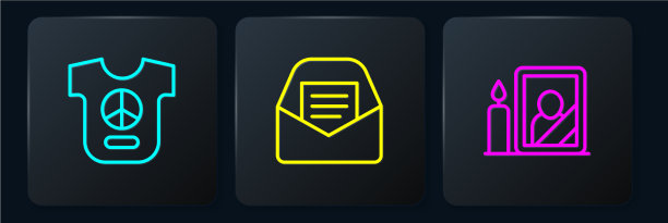 设行平安悼念相框和邮件图片下载