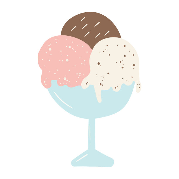 手绘涂鸦三冰图片下载