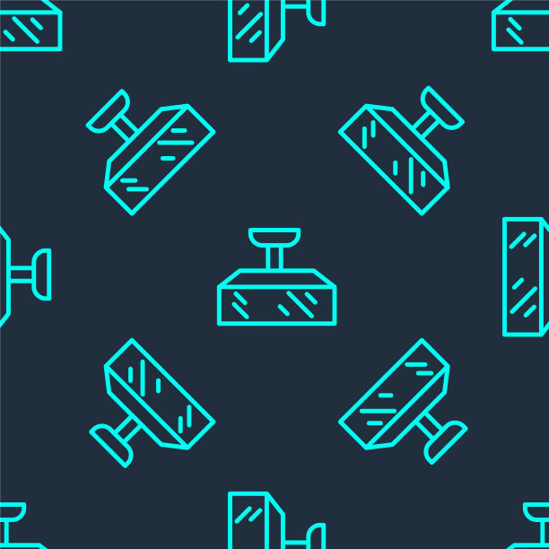 绿色线工作室灯泡软箱图标图片下载