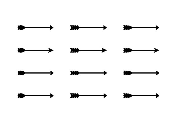 一组箭头标志设计说明图片下载