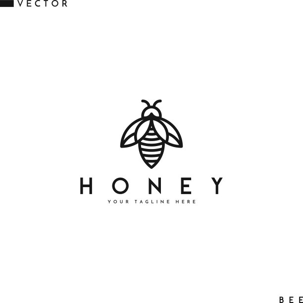 蜜蜂的标志图片下载