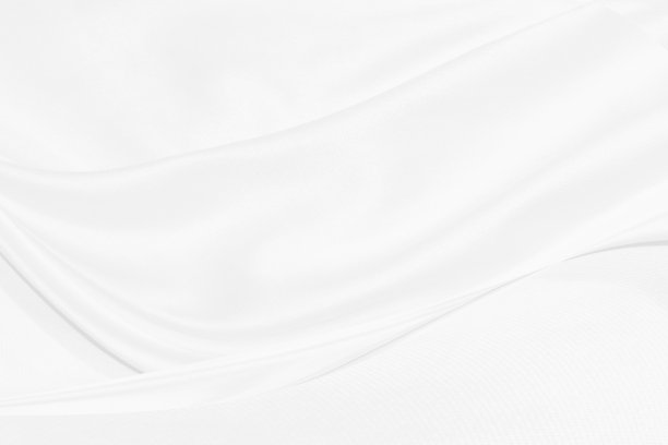 干净的编织柔软的织物白色抽象光滑的曲线形状装饰时尚的纺织背景图片下载