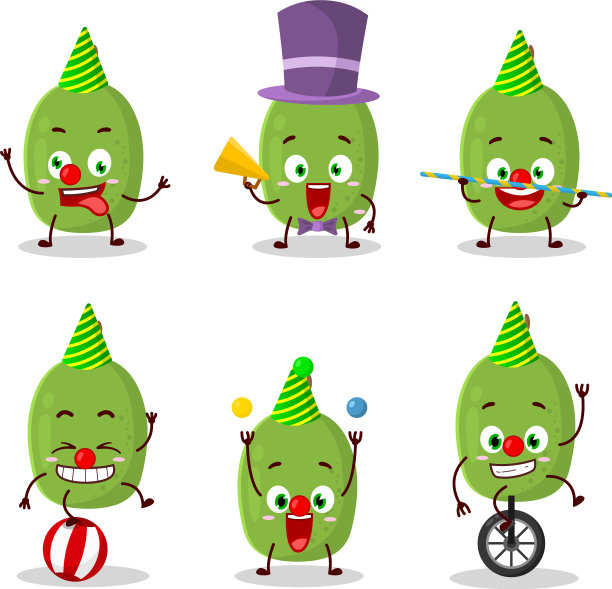 角色安贝拉与各种马戏表演图片下载