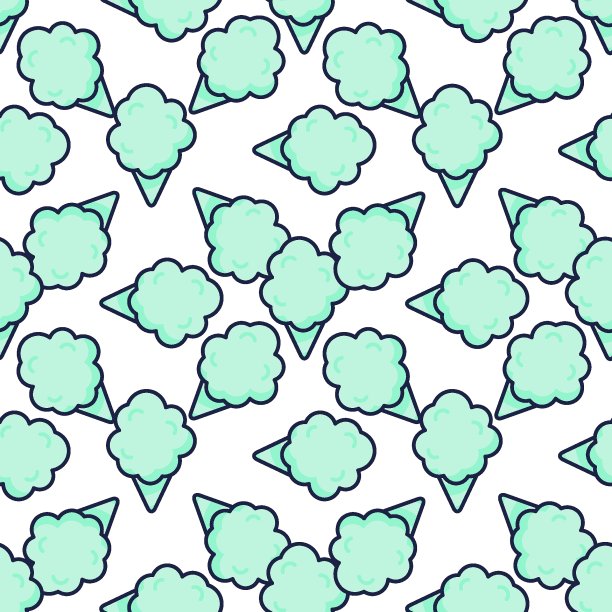 棉花糖表情矢量字符。图片下载