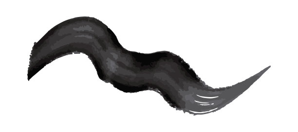 黑色波浪的垃圾笔触图片下载