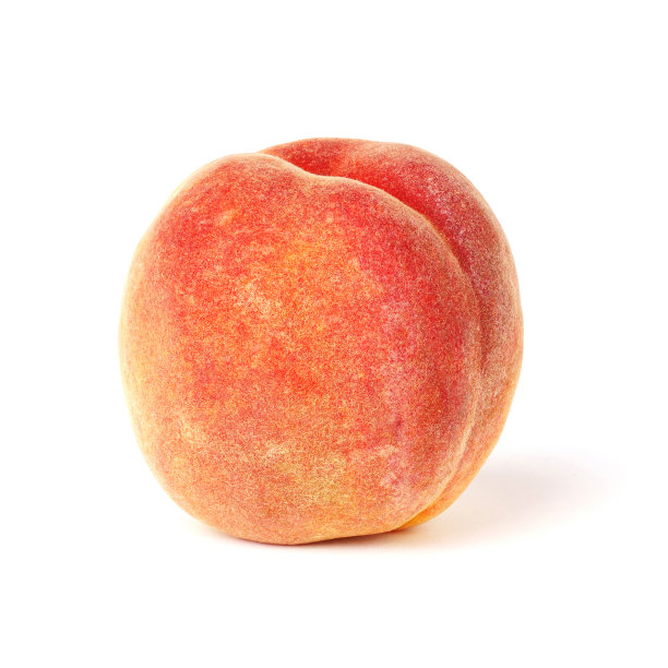 全桃孤立在白色背景上。新鲜的水果图片下载