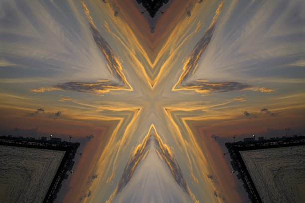 万花筒抽象背景。图片下载