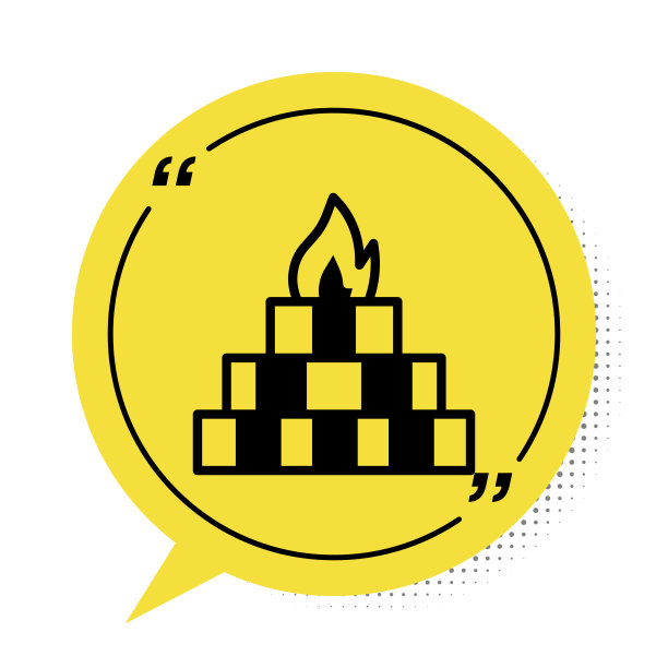 黑色yagna图标孤立在白色背景图片下载