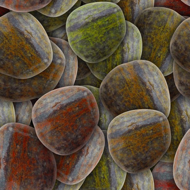 潮湿的海石背景。无缝模式。卵石纹理。宏观的特写镜头。图片下载