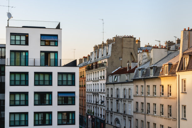 巴黎屋顶图片下载