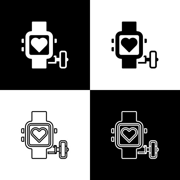 设置智能手表显示心率图标图片下载