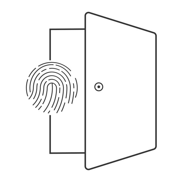 生物指纹门图标图片下载