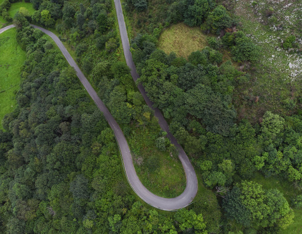 省道鸟瞰图图片下载