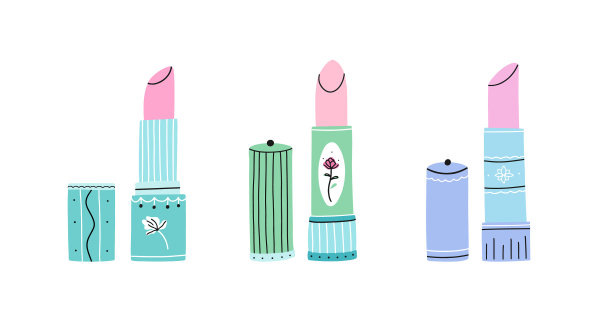 不同的老式唇膏图片下载