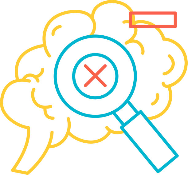 修正功能人脑图标图片下载