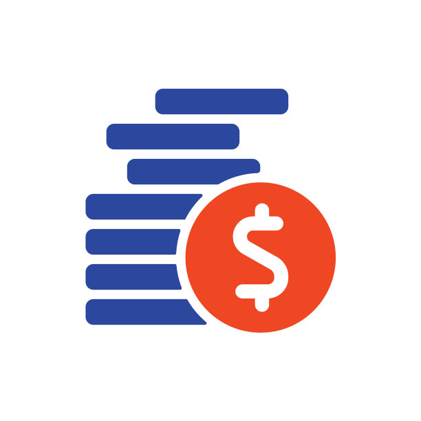 硬币堆叠标志金融符号图片下载