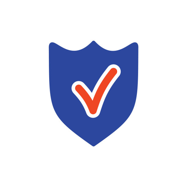 最佳防护盾轮廓字形图标图片下载