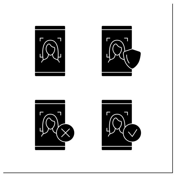人脸识别字形图标设置图片下载