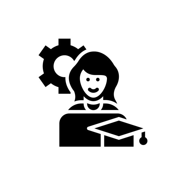 兼职学生矢量图标样式插图图片下载