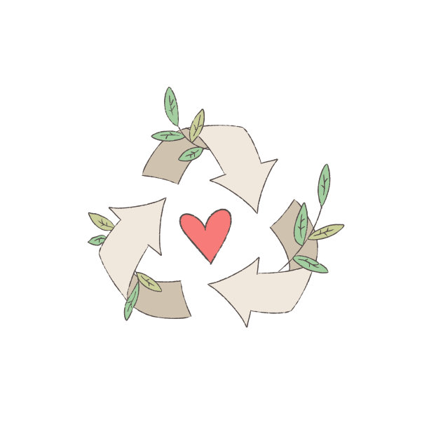 垃圾分类图标。图片下载