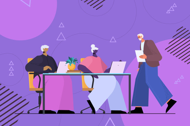 年长的商务人士在工作场所使用笔记本电脑图片下载