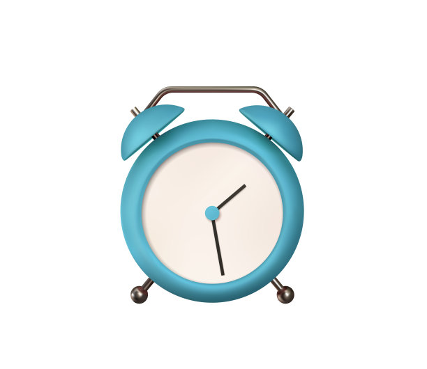 现实的表С锁。3 d的闹钟。经典的计时器。孤立在白色背景上。矢量图图片下载