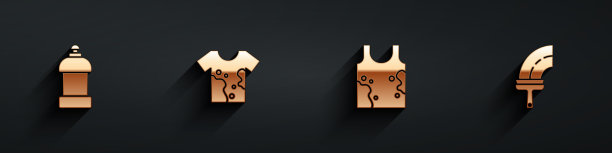 设置瓶子清洗脏t恤和洗涤剂图片下载