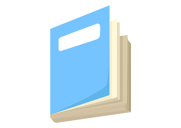 手绘卡通教育学习书本课本插画图片下载