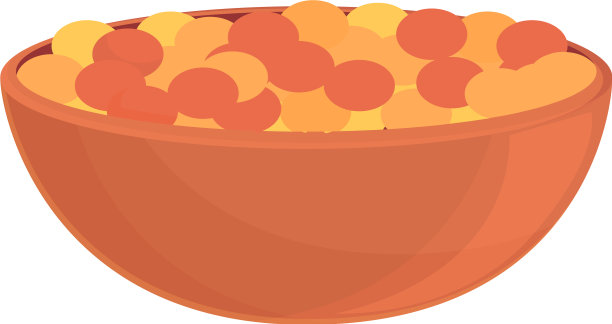 满碗扁豆图标卡通蔬菜图片下载