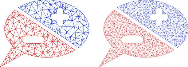 聊天参数图标-三角形网格图片下载