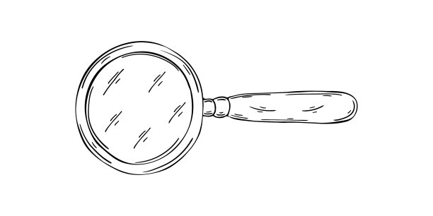 图标手画风格的图像隔离在白色图片下载