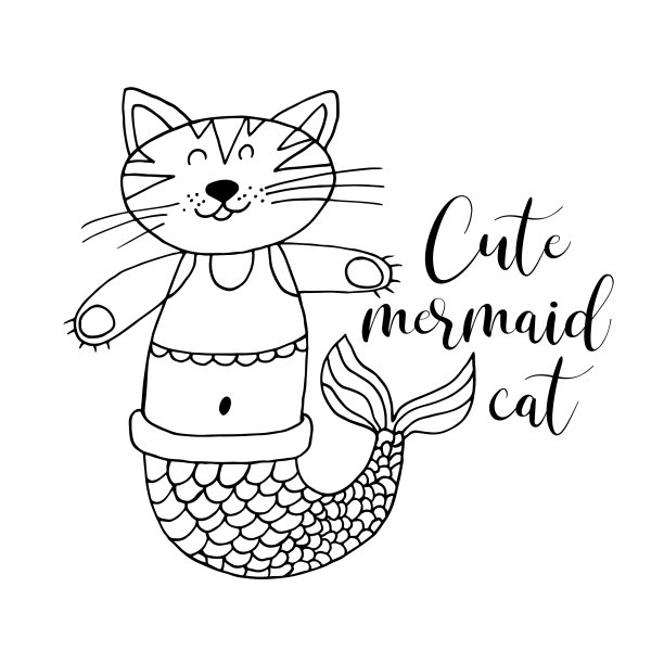 可爱的明信片上手绘风格的图片图片下载