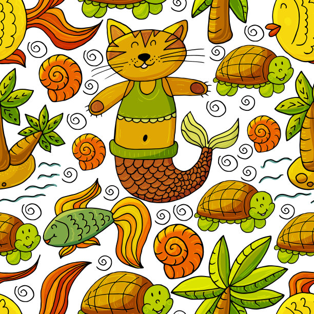 海洋水下世界海洋剪贴画图片下载